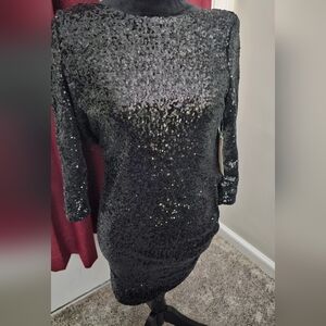 TOBI Women's Medium Sparkly Dress Holiday Club Pictures